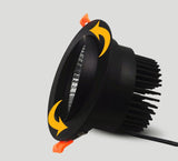 Dimmable Recessed LED Downlights 7W/9W/12W COB LED Ceiling Spot Lights 85-265V LED Ceiling Lamps Warm Cold White Indoor Lighting