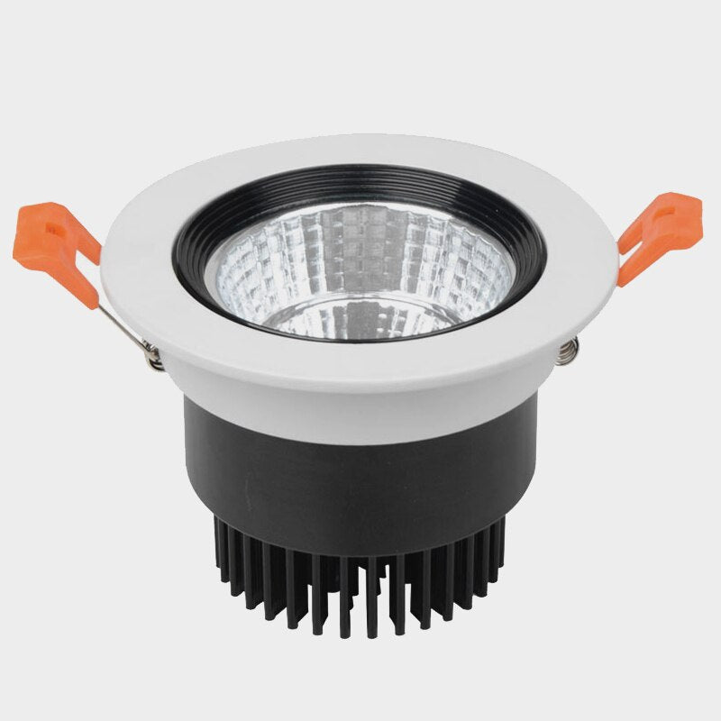 Dimmable Recessed LED Downlights 7W/9W/12W COB LED Ceiling Spot Lights 85-265V LED Ceiling Lamps Warm Cold White Indoor Lighting