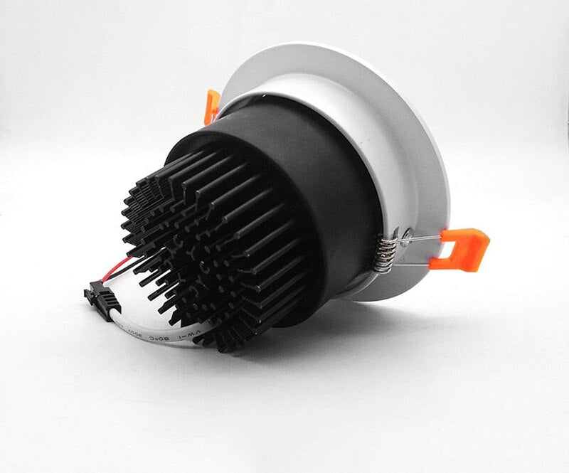 Dimmable Recessed LED Downlights 7W/9W/12W COB LED Ceiling Spot Lights 85-265V LED Ceiling Lamps Warm Cold White Indoor Lighting