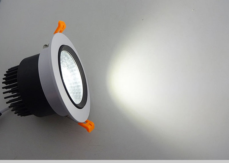 Dimmable Recessed LED Downlights 7W/9W/12W COB LED Ceiling Spot Lights 85-265V LED Ceiling Lamps Warm Cold White Indoor Lighting