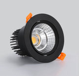 Dimmable Recessed LED Downlights 7W/9W/12W COB LED Ceiling Spot Lights 85-265V LED Ceiling Lamps Warm Cold White Indoor Lighting