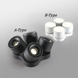 Dimmable Folding Rotating LED Downlights 28W 40W 48W 60W COB LED Ceiling Spot Lights AC85-265V LED Wall Lamps Indoor Lighting