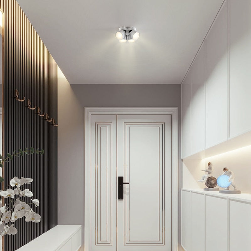 Dimmable Folding Rotating LED Downlights 28W 40W 48W 60W COB LED Ceiling Spot Lights AC85-265V LED Wall Lamps Indoor Lighting