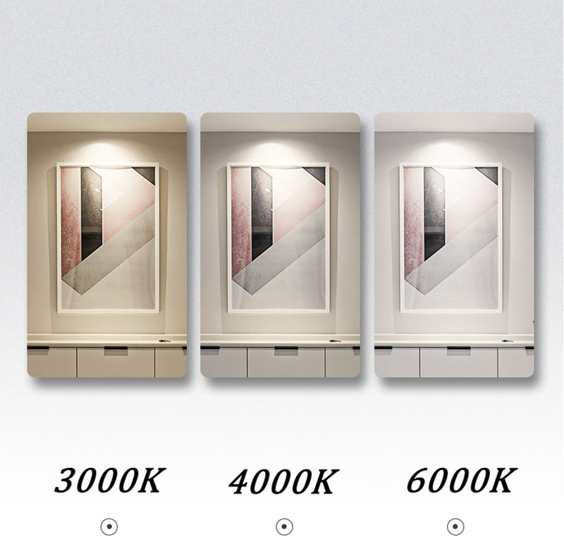 Dimmable Folding Rotating LED Downlights 28W 40W 48W 60W COB LED Ceiling Spot Lights AC85-265V LED Wall Lamps Indoor Lighting