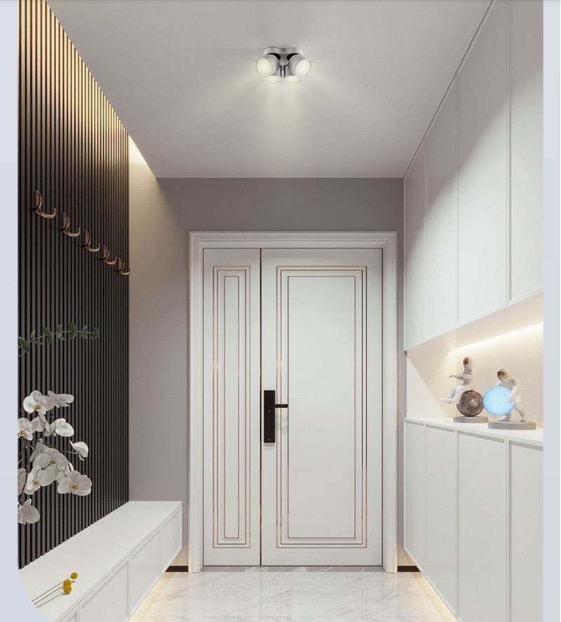 Dimmable Folding Rotating LED Downlights 28W 40W 48W 60W COB LED Ceiling Spot Lights AC85-265V LED Wall Lamps Indoor Lighting