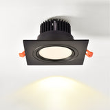 Square Dimmable Recessed COB LED Downlights 7W 9W 12W LED Ceiling Spot Lights AC85-265V LED Ceiling Lamps Indoor Lighting