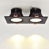 Square Dimmable Recessed COB LED Downlights 7W 9W 12W LED Ceiling Spot Lights AC85-265V LED Ceiling Lamps Indoor Lighting