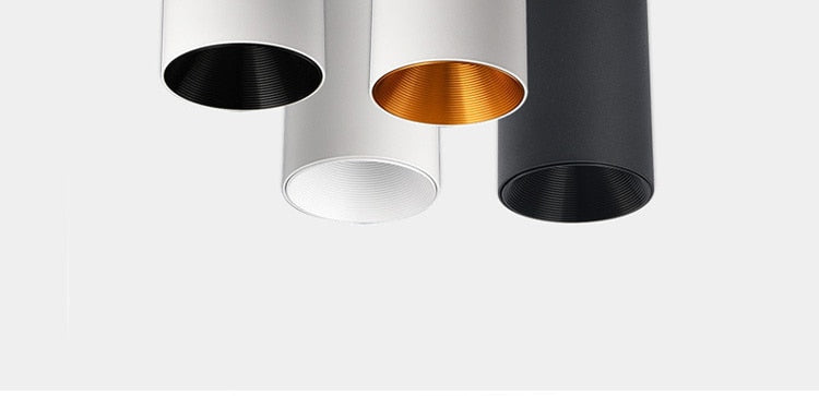 AC85-220V LED Surface Ceiling Light Fixtures For Dining Room Lighting Bar Shop Restaurant Indoor Home Lamp Aluminum Lampshade