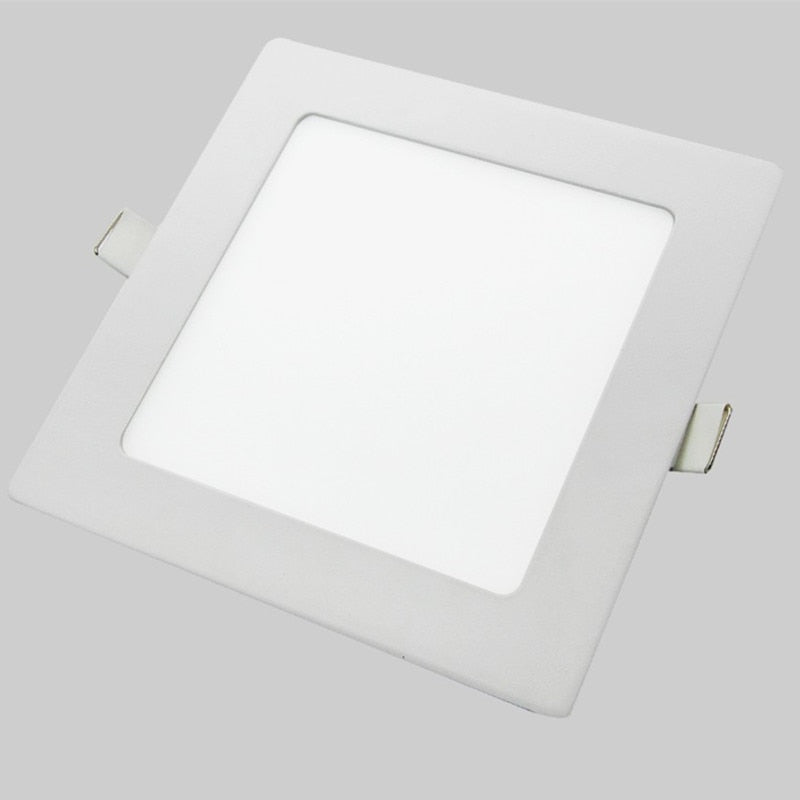 Ultra Thin Design 3W 4W 6W 9W 12W 15W LED SMD2835 Dimmable Ceiling Recessed Grid Downlight / Slim Square Flat Panel Light