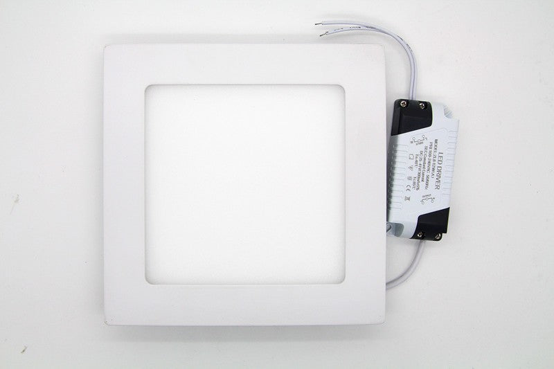 Ultra Thin Design 3W 4W 6W 9W 12W 15W LED SMD2835 Dimmable Ceiling Recessed Grid Downlight / Slim Square Flat Panel Light