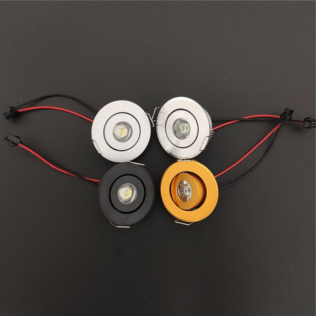 led mini down light 3W 1W dimmable spot light recessed lights ac85-265v ceiling light Aluminum  52mm