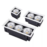 Dimmable COB Led Downlight Light Ceiling Spot Light 10W 20W 30W AC85-265V White/Black Ceiling Recessed Lights Indoor Lighting