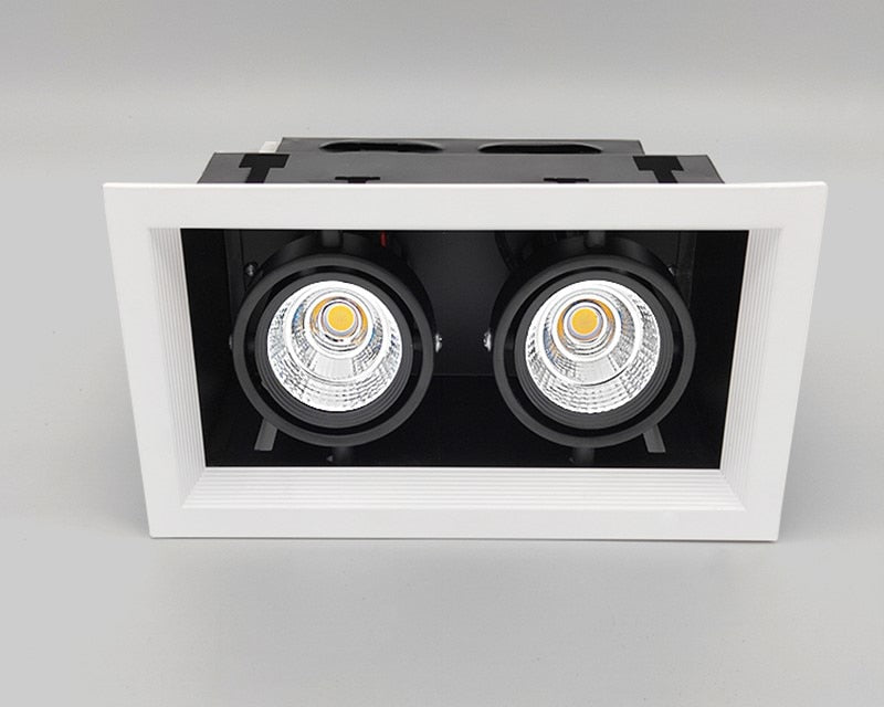 Dimmable COB Led Downlight Light Ceiling Spot Light 10W 20W 30W AC85-265V White/Black Ceiling Recessed Lights Indoor Lighting