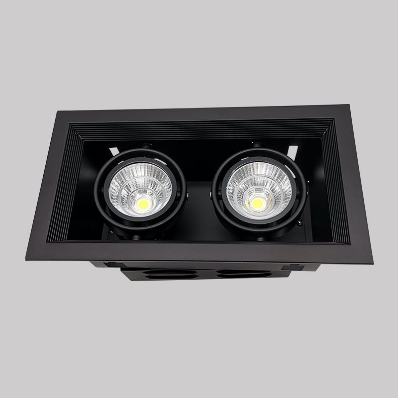 Dimmable COB Led Downlight Light Ceiling Spot Light 10W 20W 30W AC85-265V White/Black Ceiling Recessed Lights Indoor Lighting