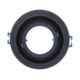 led Black Ceiling Lamp Holder Bases Halogen Light Bracket Cup Aluminum LED Downlight GU10 MR16 spot light Bulb Lamp Holders