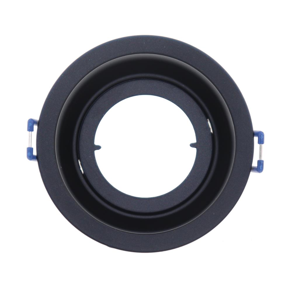 led Black Ceiling Lamp Holder Bases Halogen Light Bracket Cup Aluminum LED Downlight GU10 MR16 spot light Bulb Lamp Holders