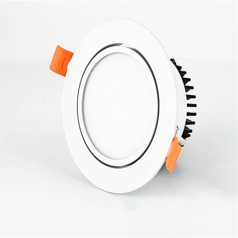 Dimmable Recessed Anti Glare LED Downlights 5W 7W 9W 12W COB LED Ceiling Spot Lights AC85-265V LED Ceiling Lamps Indoor Lighting