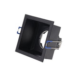 led Black Ceiling Lamp Holder Bases Halogen Light Bracket Cup Aluminum LED Downlight GU10 MR16 spot light Bulb Lamp Holders