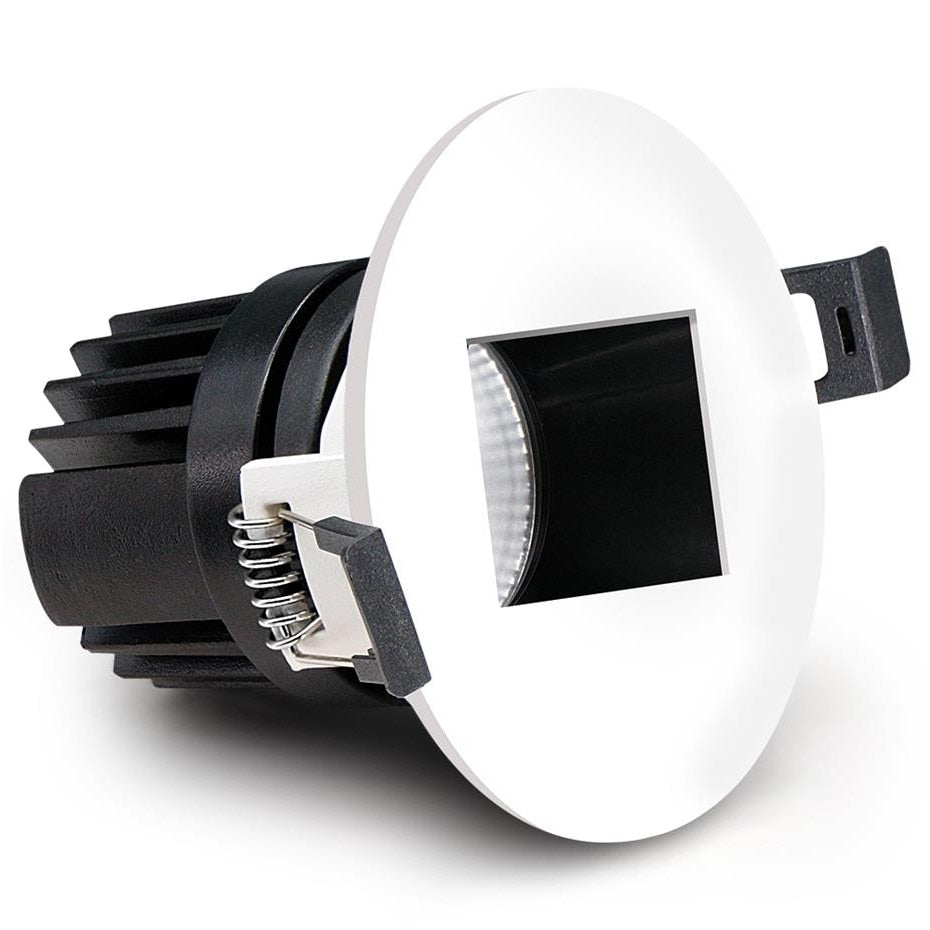 Recessed In Downlight Anti-glare Led Ceiling Lamp Aluminum Spot Led Light 7W 10W Dimmable For Hotel Living Room Bedroom Corridor