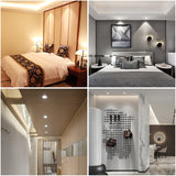 Recessed In Downlight Anti-glare Led Ceiling Lamp Aluminum Spot Led Light 7W 10W Dimmable For Hotel Living Room Bedroom Corridor