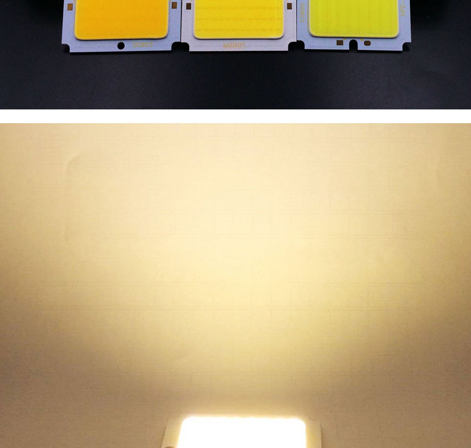 LED Light 69MM 56MM 20W 30W COB Square Chip On Board Light Source Lamp for Downlight Floodlight Super Bright DC 36V 40V
