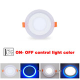 New Design LED Panel Downlight 6W 9W 16W 3 Model LED Panel Light AC85-265V Recessed Ceiling Lamp Aluminum Acrylic Painel Lights