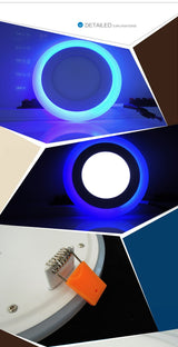 New Design LED Panel Downlight 6W 9W 16W 3 Model LED Panel Light AC85-265V Recessed Ceiling Lamp Aluminum Acrylic Painel Lights