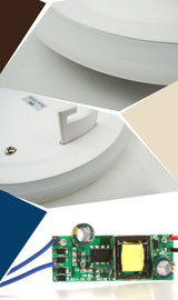 New Design LED Panel Downlight 6W 9W 16W 3 Model LED Panel Light AC85-265V Recessed Ceiling Lamp Aluminum Acrylic Painel Lights