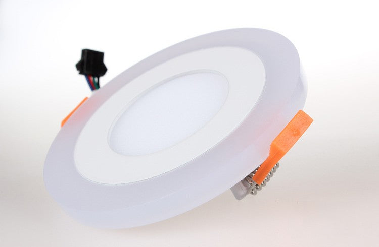 New Design LED Panel Downlight 6W 9W 16W 3 Model LED Panel Light AC85-265V Recessed Ceiling Lamp Aluminum Acrylic Painel Lights