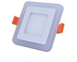 New Design LED Panel Downlight 6W 9W 16W 3 Model LED Panel Light AC85-265V Recessed Ceiling Lamp Aluminum Acrylic Painel Lights