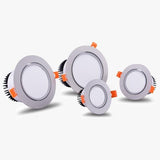 Dimmable Led downlight light Ceiling Spot Light cob 7w 9w 12w 15w  ac85-240V ceiling recessed Lights Indoor Lighting