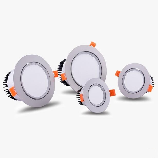 Dimmable Led downlight light Ceiling Spot Light cob 7w 9w 12w 15w  ac85-240V ceiling recessed Lights Indoor Lighting