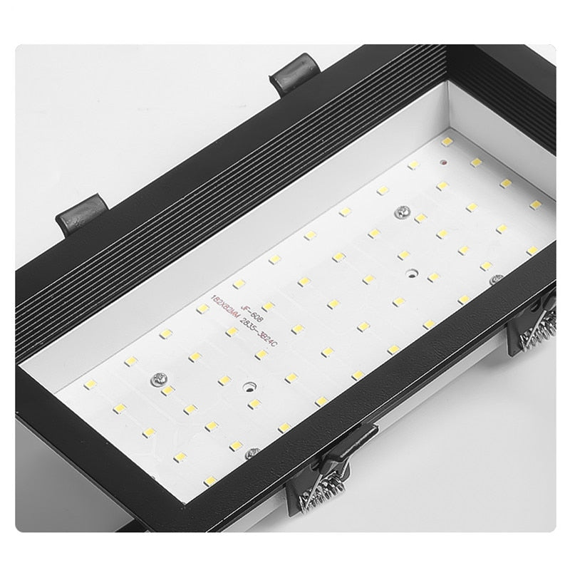 Led Panel Dimmable Recessed led downlight 12W 24w Square LED Spot light led ceiling lamp AC110V 220V