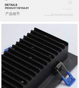 Led Panel Dimmable Recessed led downlight 12W 24w Square LED Spot light led ceiling lamp AC110V 220V