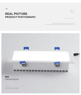 Led Panel Dimmable Recessed led downlight 12W 24w Square LED Spot light led ceiling lamp AC110V 220V