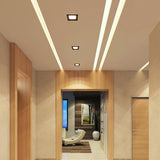 Led Panel Dimmable Recessed led downlight 12W 24w Square LED Spot light led ceiling lamp AC110V 220V