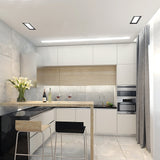 Led Panel Dimmable Recessed led downlight 12W 24w Square LED Spot light led ceiling lamp AC110V 220V