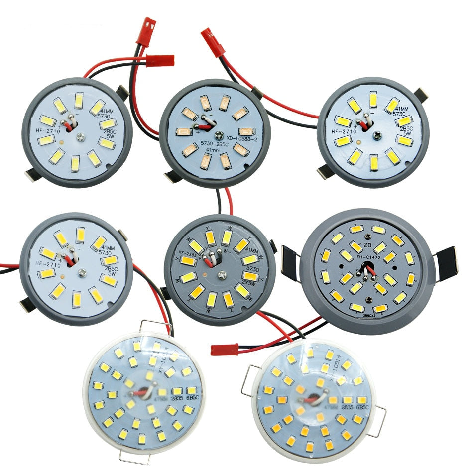 Direct plug-in LED Downlight Integrated Light Cup 3W 5W 6W LED 220V 110V SpotLight Round Ceiling Recessed Umbrella LED Corn Bulb