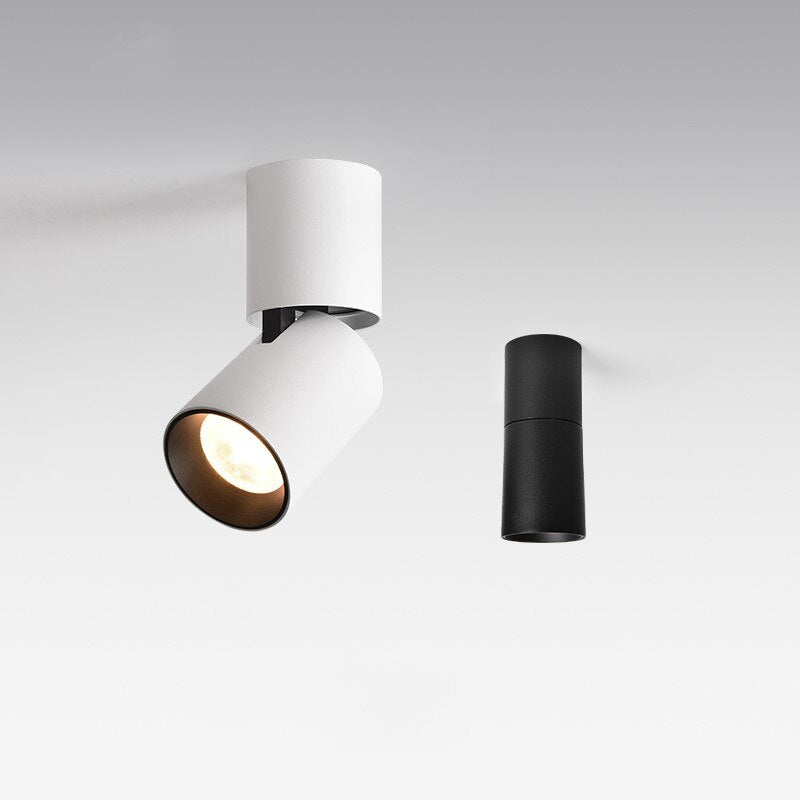Dimmable Rotation LED Downlights 7W 12W 15W COB LED Ceiling Spot Lights AC85~265V LED Wall Lamp Warm Cold White Indoor Lighting