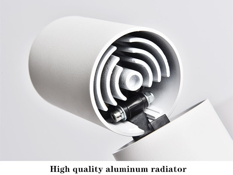 Dimmable Rotation LED Downlights 7W 12W 15W COB LED Ceiling Spot Lights AC85~265V LED Wall Lamp Warm Cold White Indoor Lighting