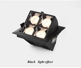 Dimmable Recessed Led Downlight 240v Spotlights Square Cob Ceiling Downlight Led Living Room Ceiling Light Spot TV Background