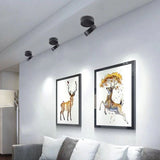 New LED surface mounted downlight, COB spotlight ceiling light 5W 7W 10W 15W foldable 360-degree rotating background wall lighting