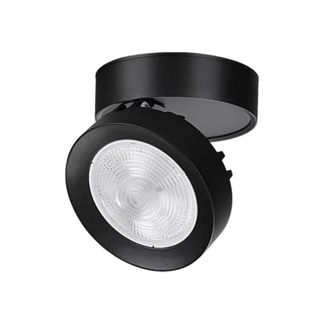New LED surface mounted downlight, COB spotlight ceiling light 5W 7W 10W 15W foldable 360-degree rotating background wall lighting