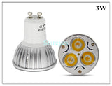 LED Downlight 6 pcs/lot Dimmable 3W High Power GU10 E27 MR16 E14 B22 GU5.3 LED Spotlight downlight bulb lamp Light Lighting
