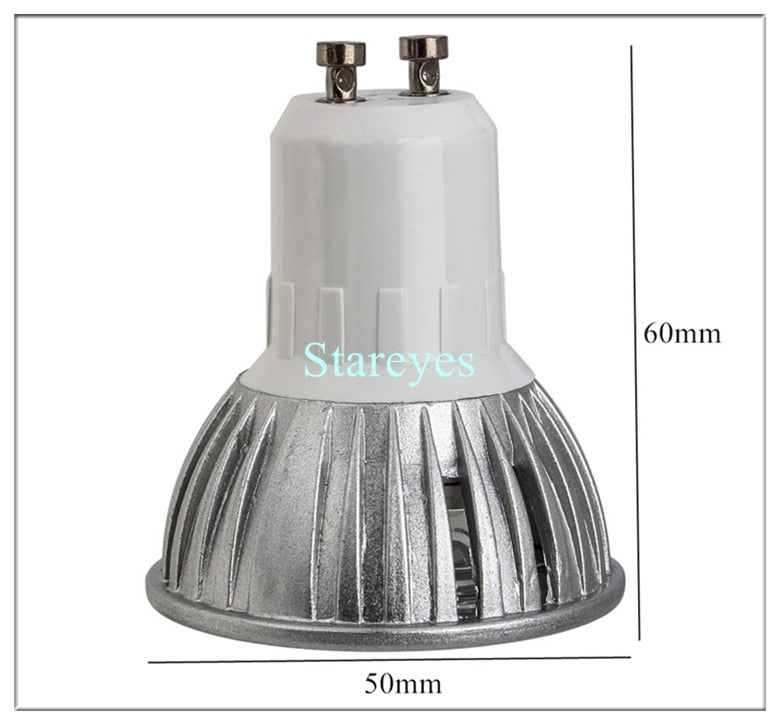 LED Downlight 6 pcs/lot Dimmable 3W High Power GU10 E27 MR16 E14 B22 GU5.3 LED Spotlight downlight bulb lamp Light Lighting