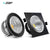 DBF Black Round/Square Recessed LED Dimmable Downlight COB 7W 9W 12W 15W LED Spot Light LED Decoration Ceiling Lamp AC110V/220V