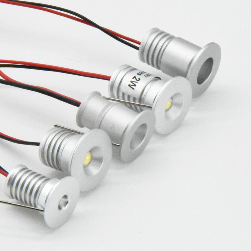 LED Mini Downlight Ceiling Spotlight 12V 24V 1W 2W 3W 4W AC100-240V Recessed Bedroom Kitchen Spot Light Staircase Cabinet Lights