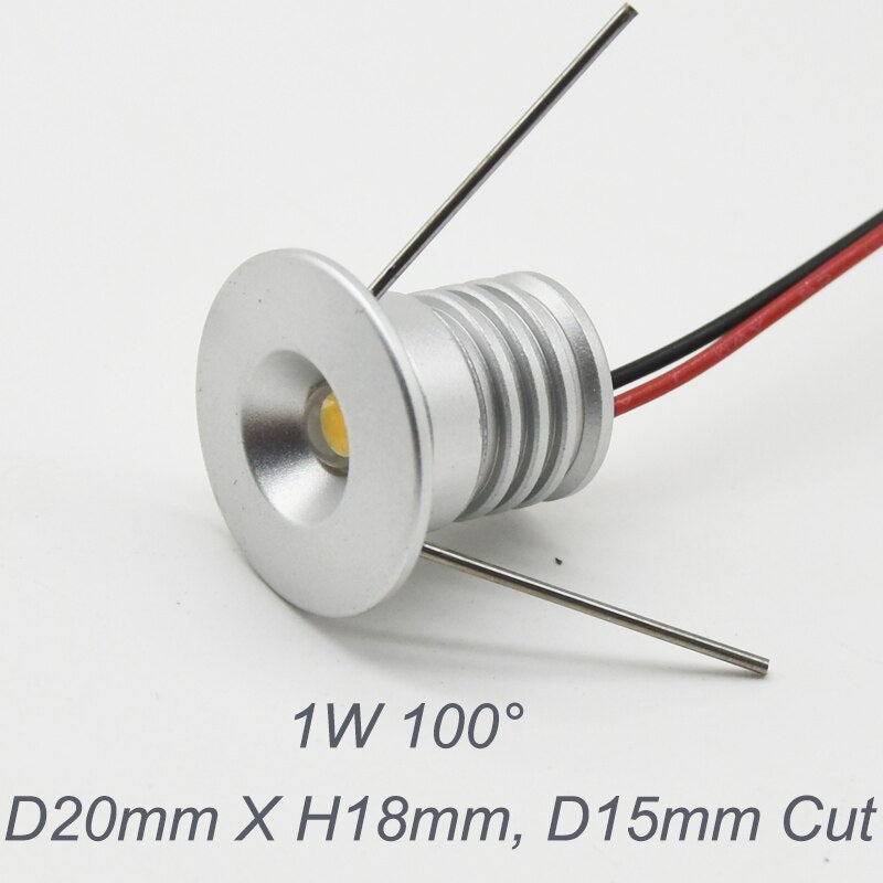 LED Mini Downlight Ceiling Spotlight 12V 24V 1W 2W 3W 4W AC100-240V Recessed Bedroom Kitchen Spot Light Staircase Cabinet Lights