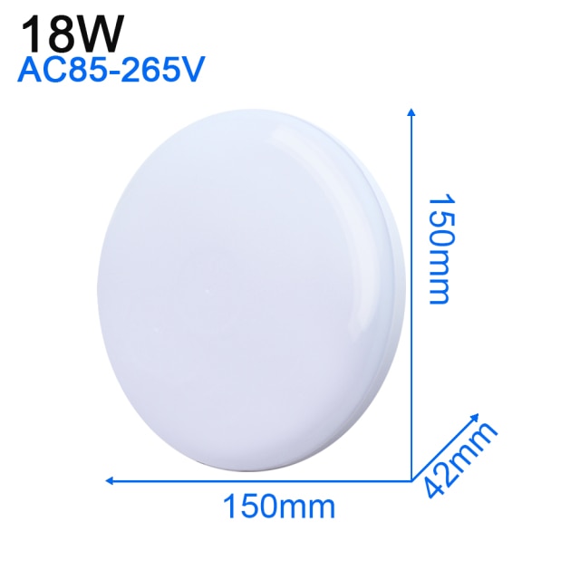 Ultra Thin LED Ceiling Light Modern Panel Lamp AC 110 220V 48W 36W 24W 18W 13W 9W 6W Indoor Bedroom Kitchen Living Room Lighting