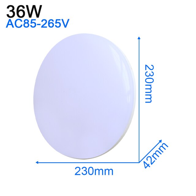 Ultra Thin LED Ceiling Light Modern Panel Lamp AC 110 220V 48W 36W 24W 18W 13W 9W 6W Indoor Bedroom Kitchen Living Room Lighting
